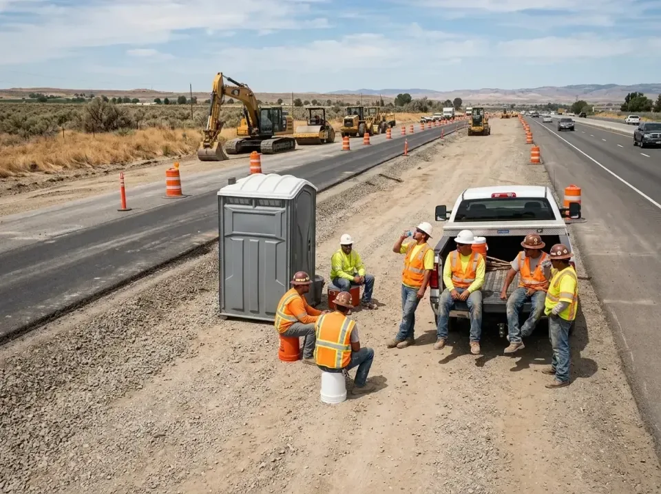 highway-road-construction-crew-007 — frequently asked questions, Porta Potty and Restroom Rentals in Key Largo, FL